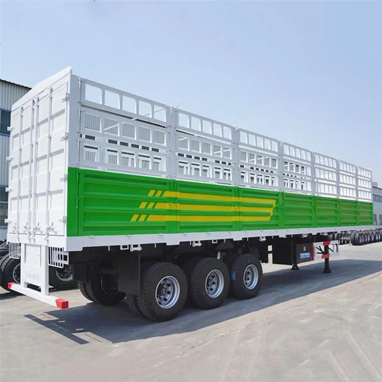 3 Axle Cargo Fence Semi Trailer